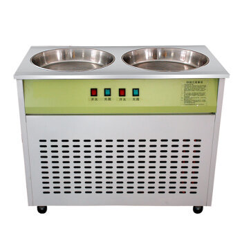 睿美(ruimei)RM-666 商用冷凍炒酸奶機 炒冰機 炒冰淇淋機 水果炒冰機 568雙鍋單壓雙控【圖片 價格 品牌 報價】-京東