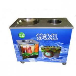 商用手動單鍋炒冰機/單圓鍋帶冷藏桶/單鍋炒酸奶機炒餅機價格_世界工廠網